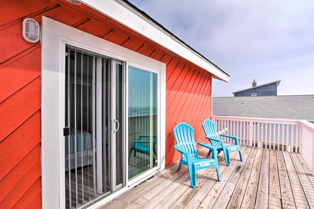 Beachfront Galveston Oasis Balconies, Ocean View! Exterior photo